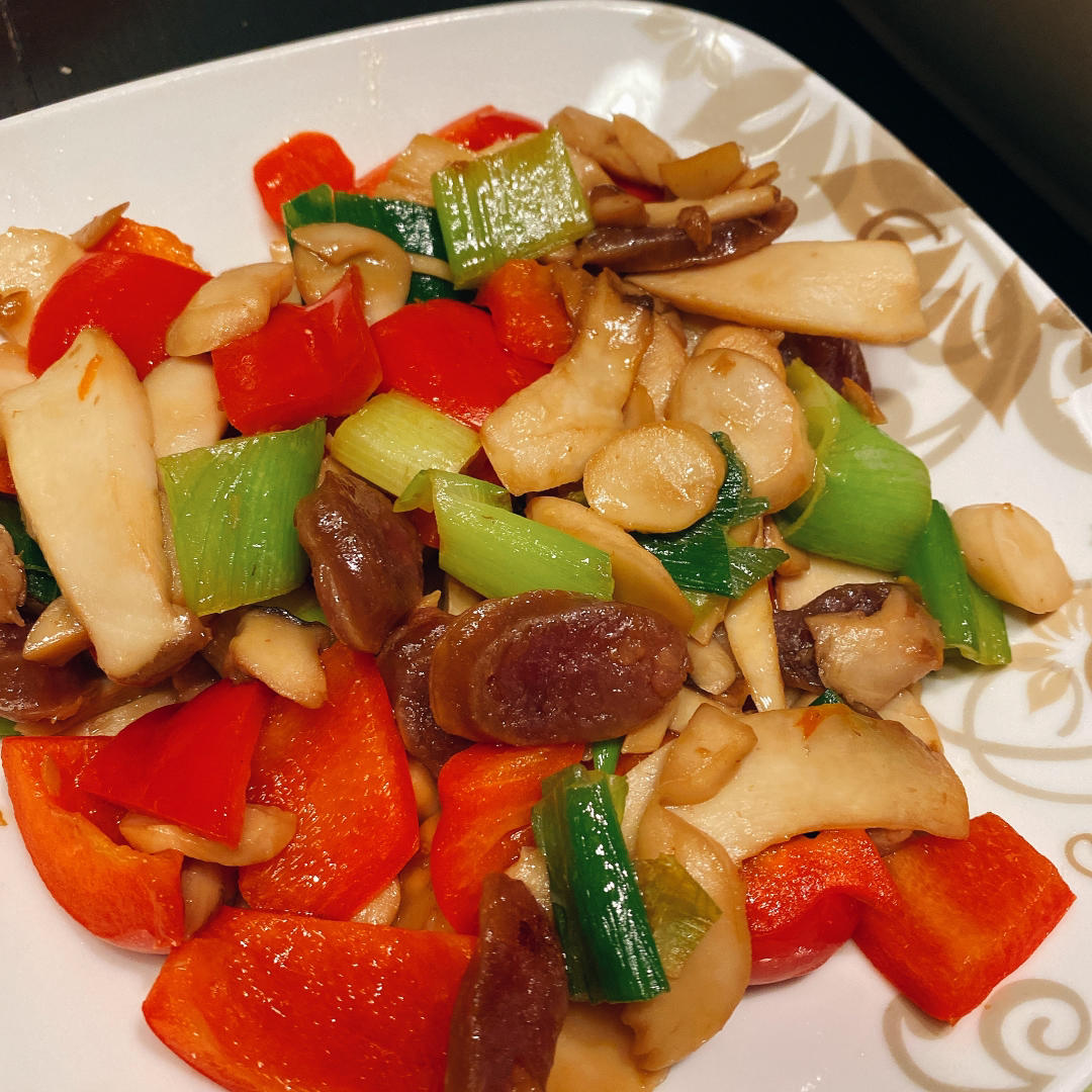 小炒鸡腿菇