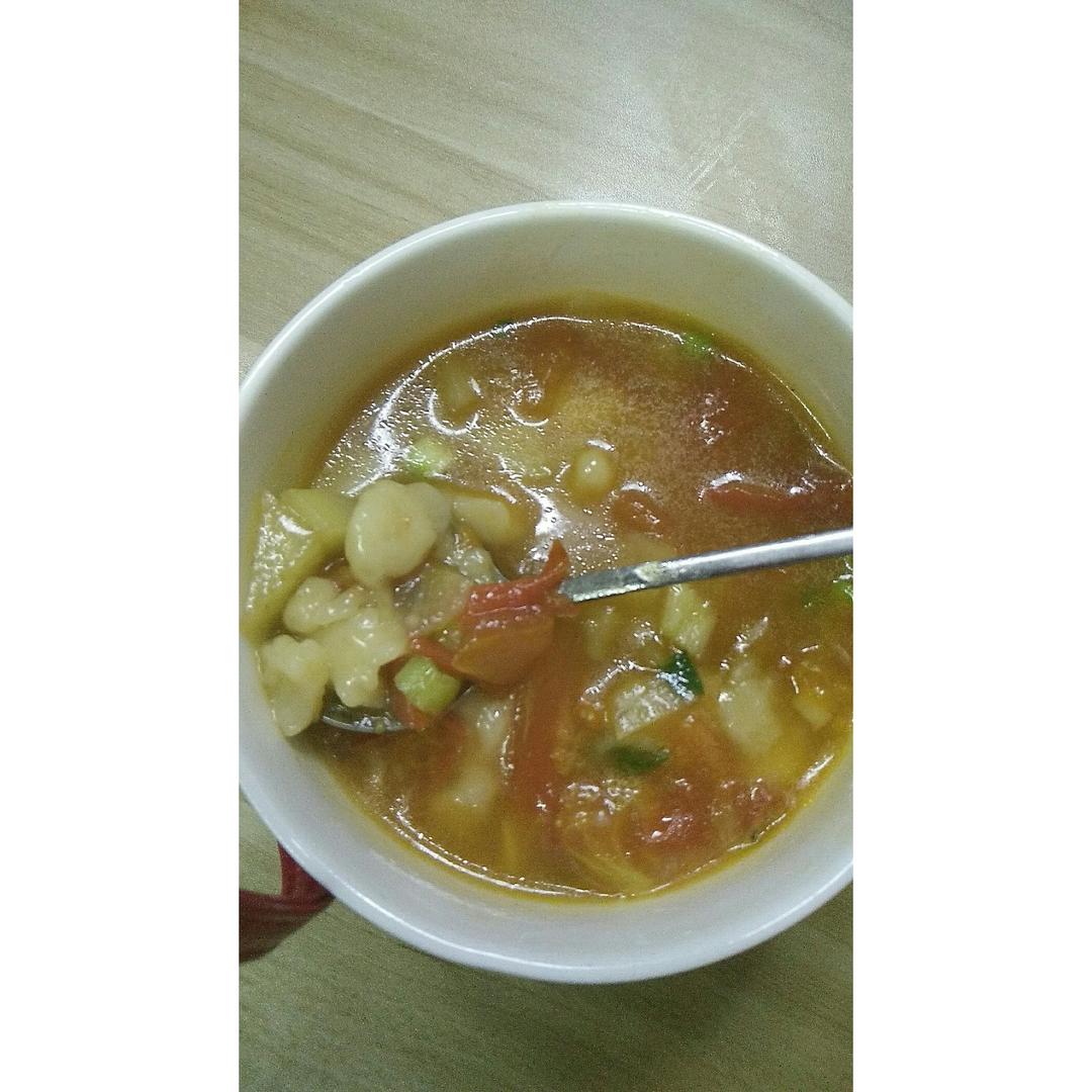 番茄鸡蛋疙瘩面