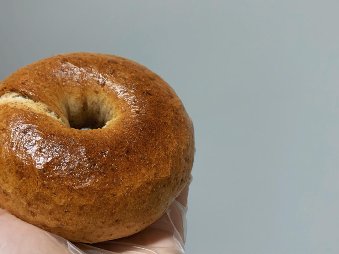 颜值炸裂｜波兰种亚麻籽全麦·钻石贝果🥯