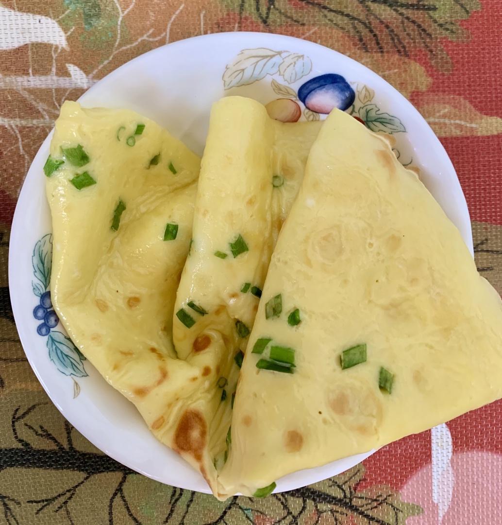 五十九分专业户做的快手早餐——葱花鸡蛋饼