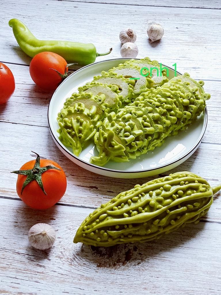 清爽一夏~苦瓜象形馒头 *花儿馒头267的做法