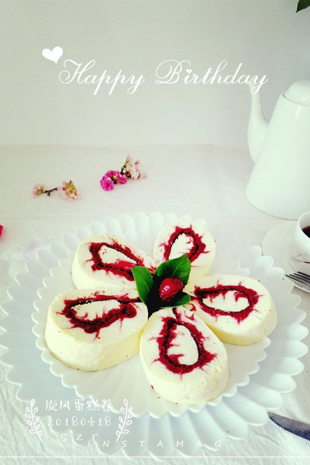 可可旋风蛋糕卷（视频）