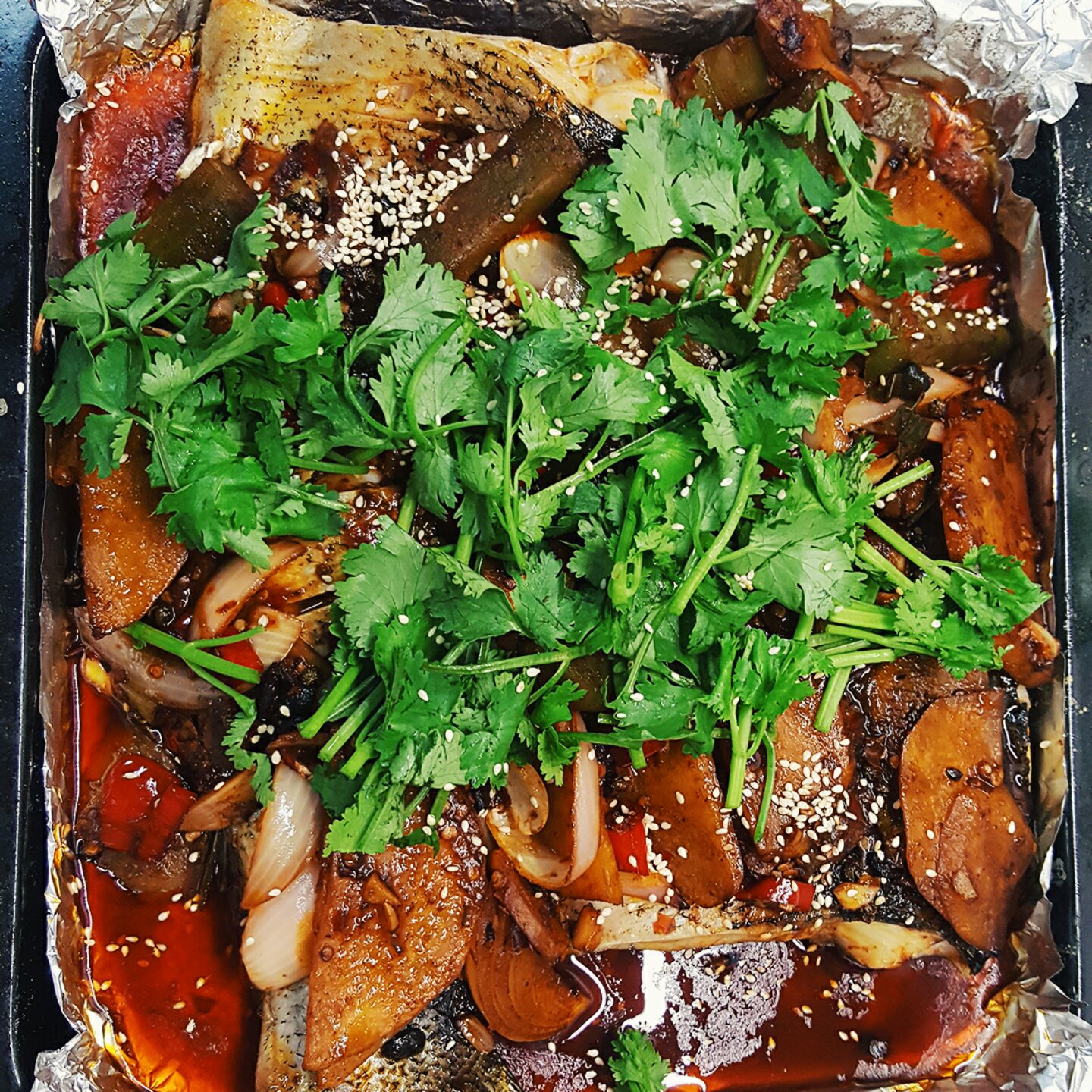 模仿成都滋味烤鱼的…烤鱼