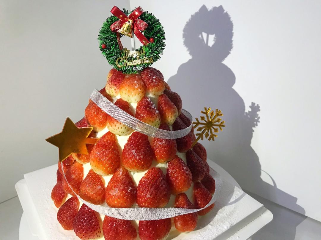 圣诞草莓塔（蛋糕）