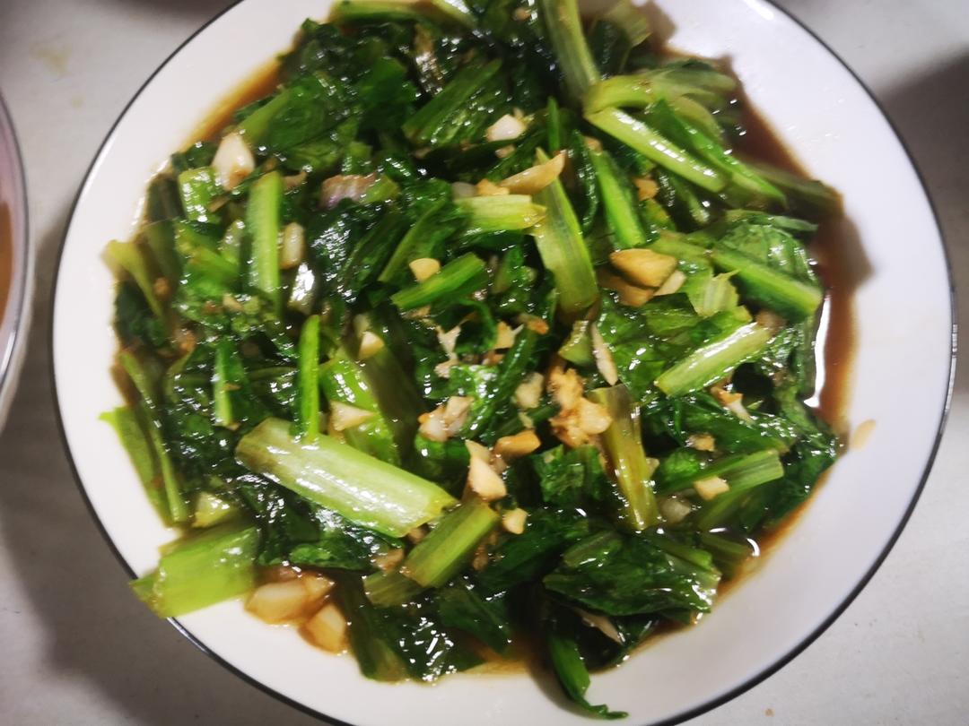 蒜蓉油麦菜（蚝油）
