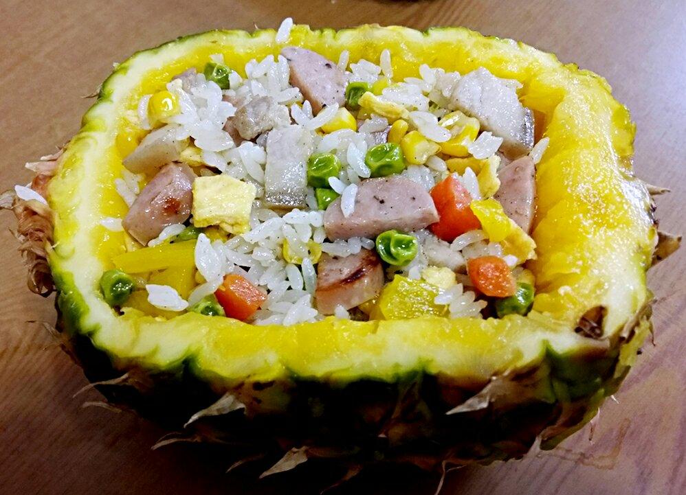 培根菠萝饭