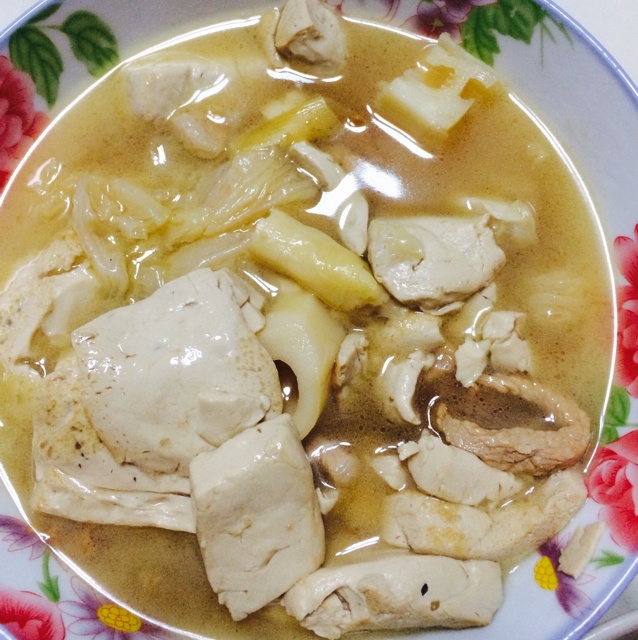 白菜炖豆腐