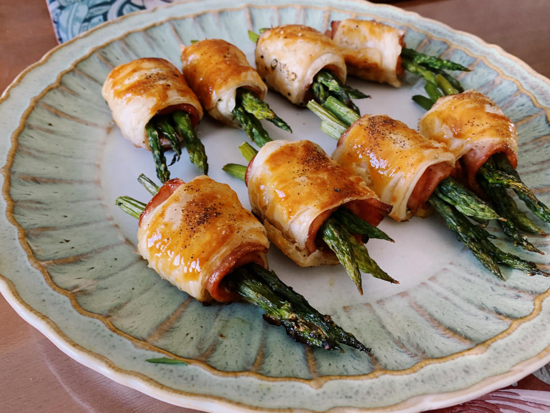 好吃到停不下来的芦笋培根卷