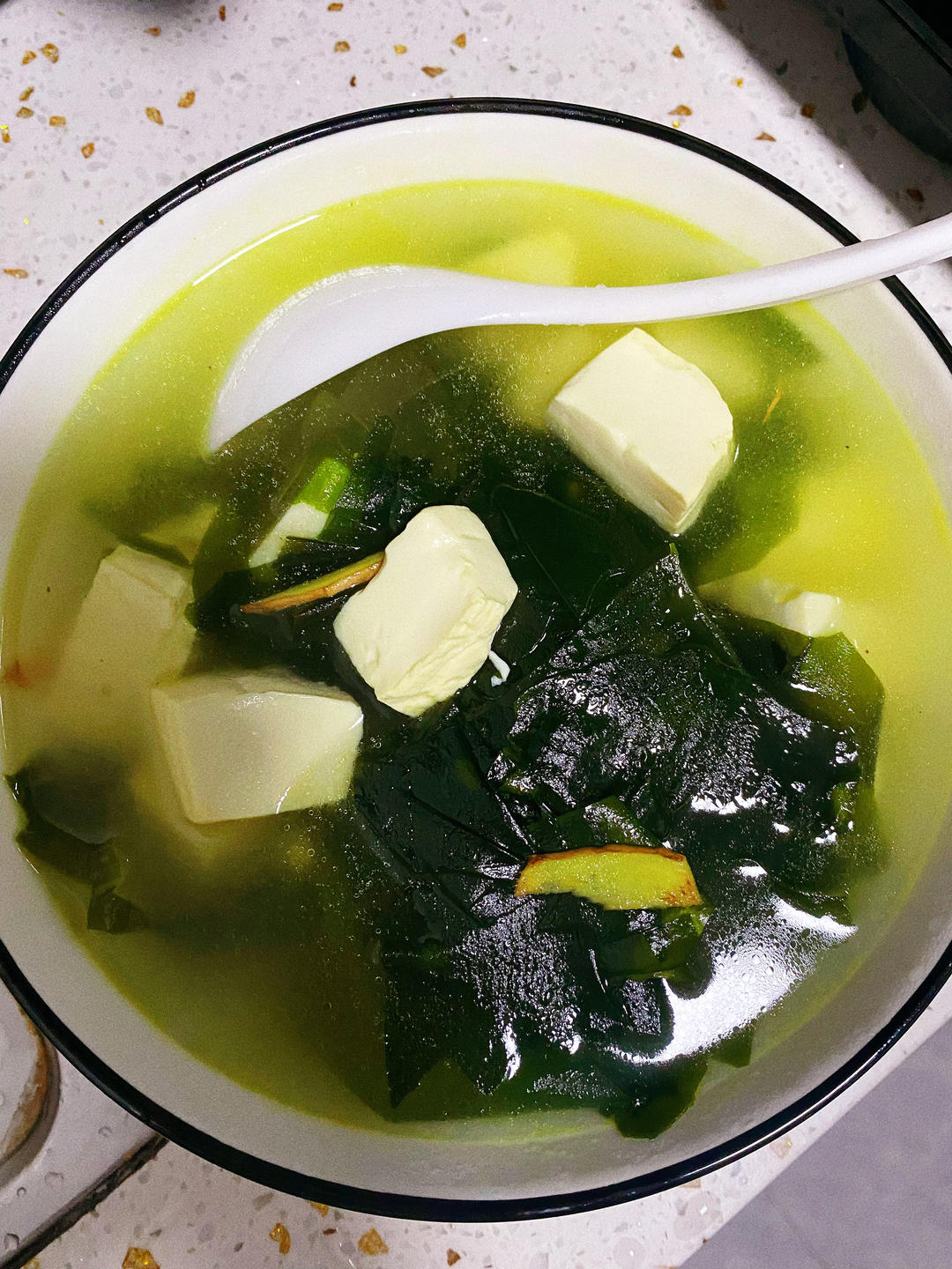 ㊙️排油减脂好喝不胖，低脂低卡的海带豆腐汤