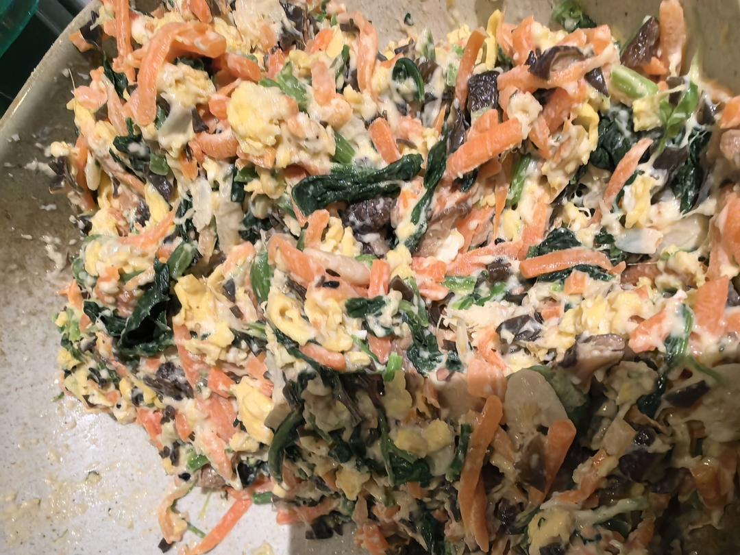 （减脂）玉米面菜团子