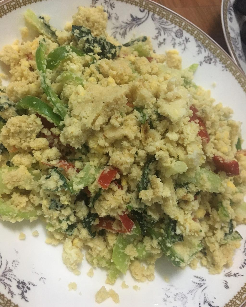 素炒豆渣
