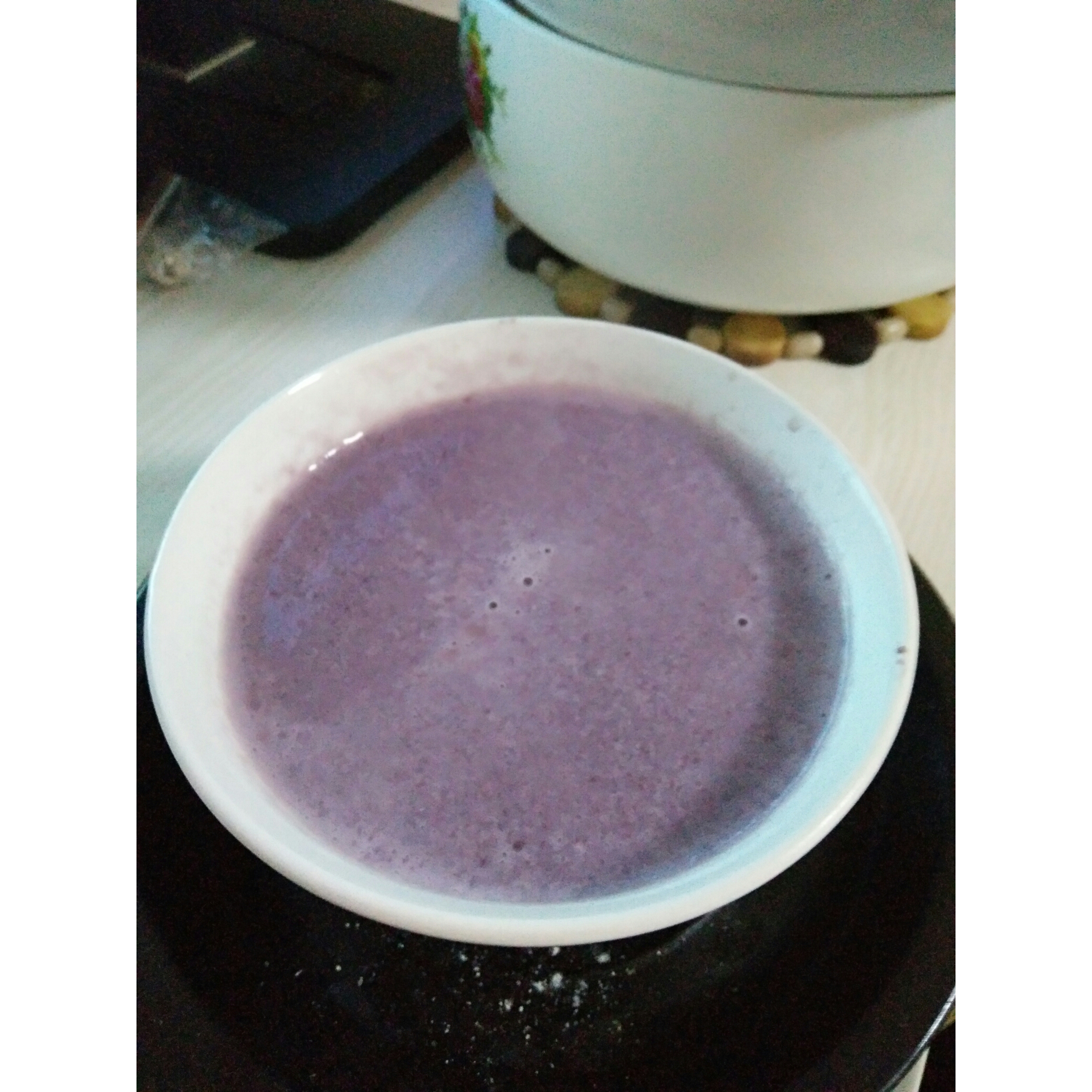 紫薯牛奶饮