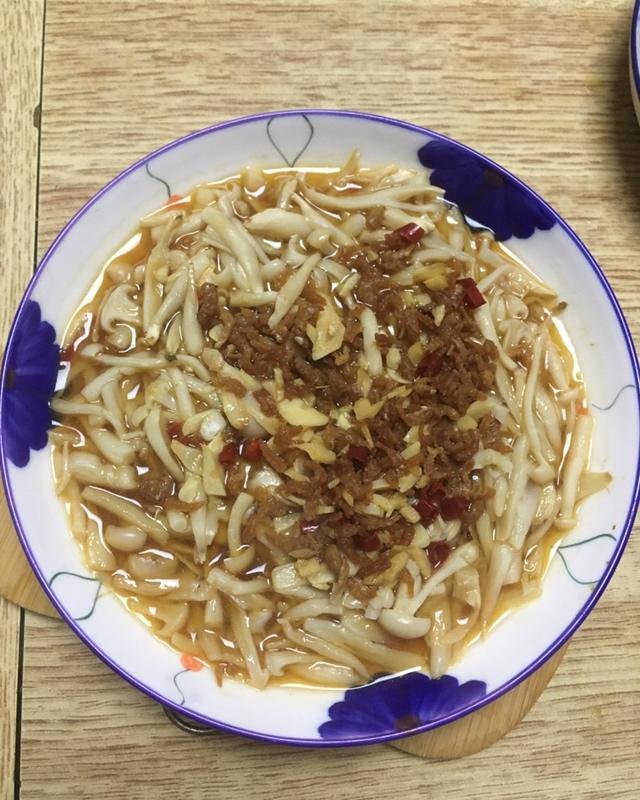 白玉菇蒸海米