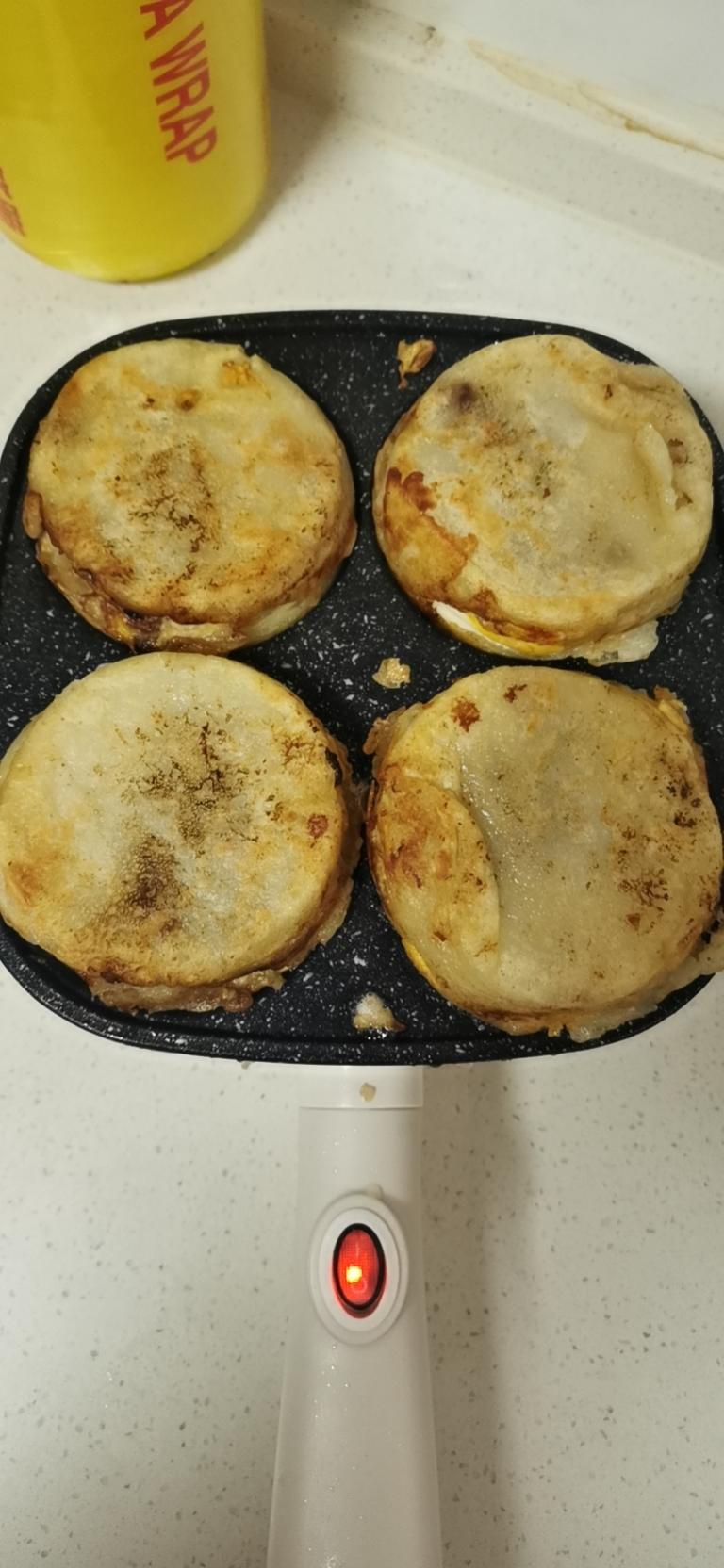 在家也能吃到鸡蛋堡