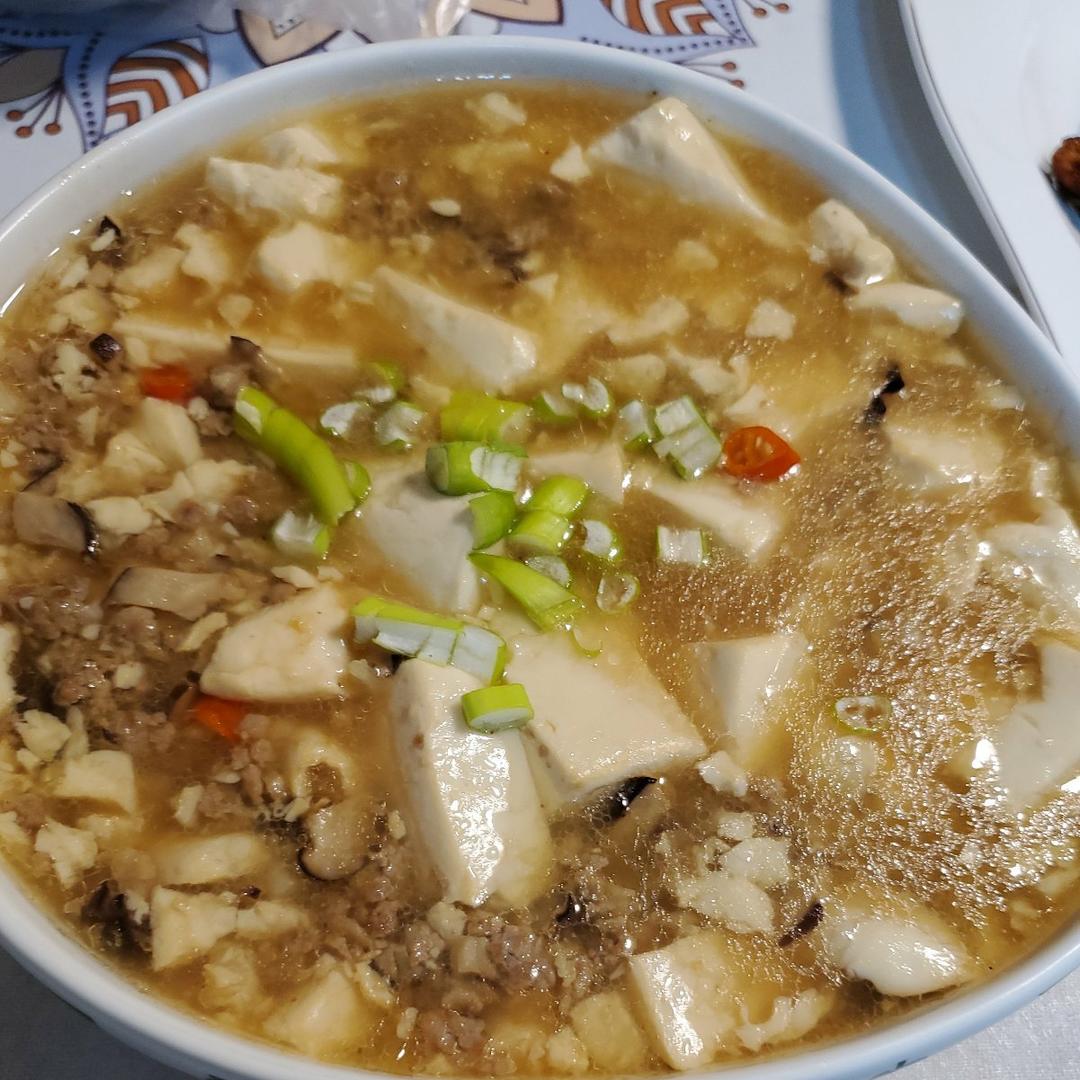 肉末嫩豆腐｜嫩滑口感爽口！这道快手菜超级下饭！！（减脂少油版）