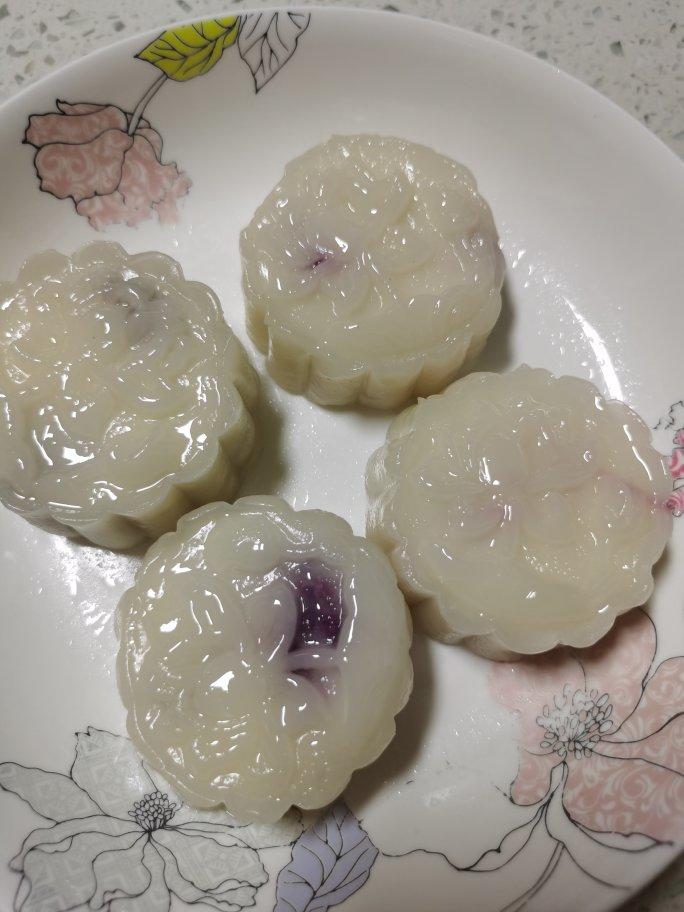 夏花秋叶xl做的澄粉玉米淀粉月饼