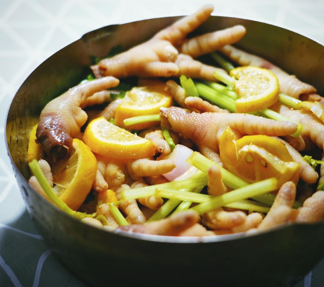 柠檬凤爪--夏日清新菜