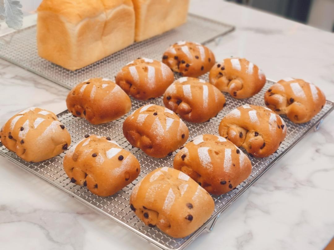 咖啡巧克力面包卷