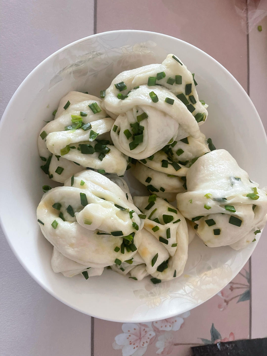 不用提前发面做葱香花卷