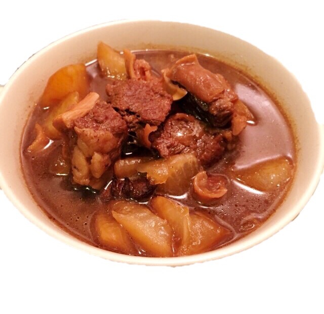 萝卜牛腩饭