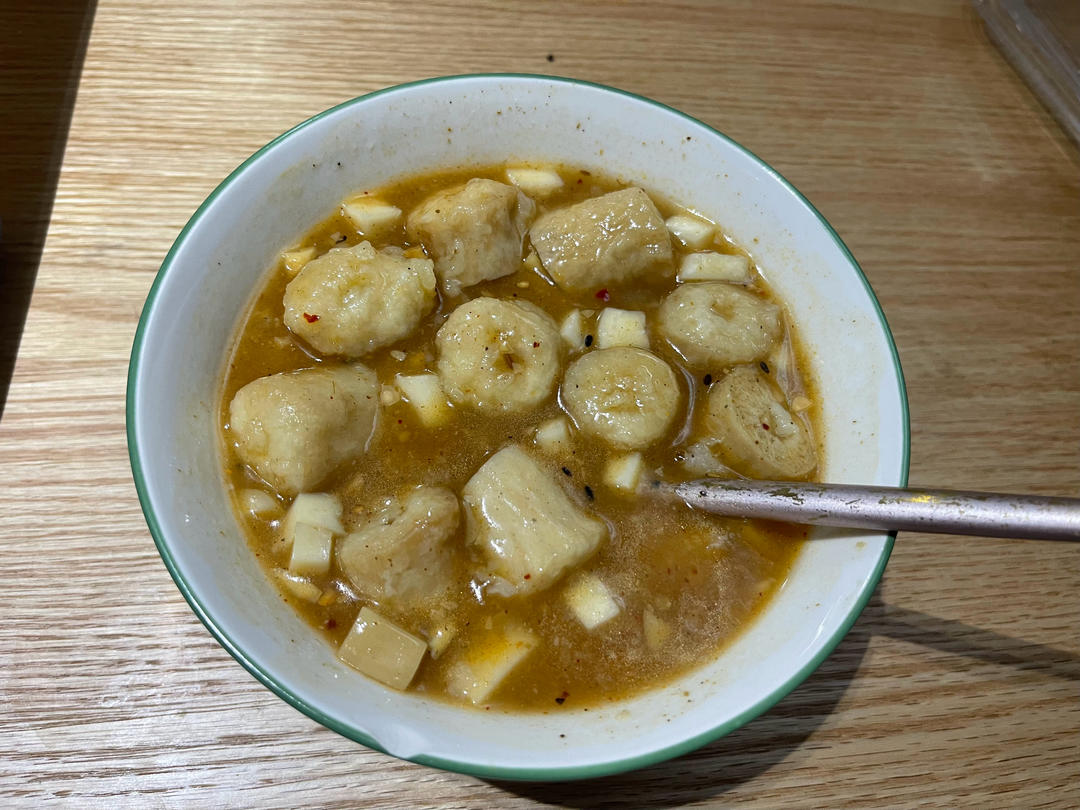 炸麻辣串(豆肠)