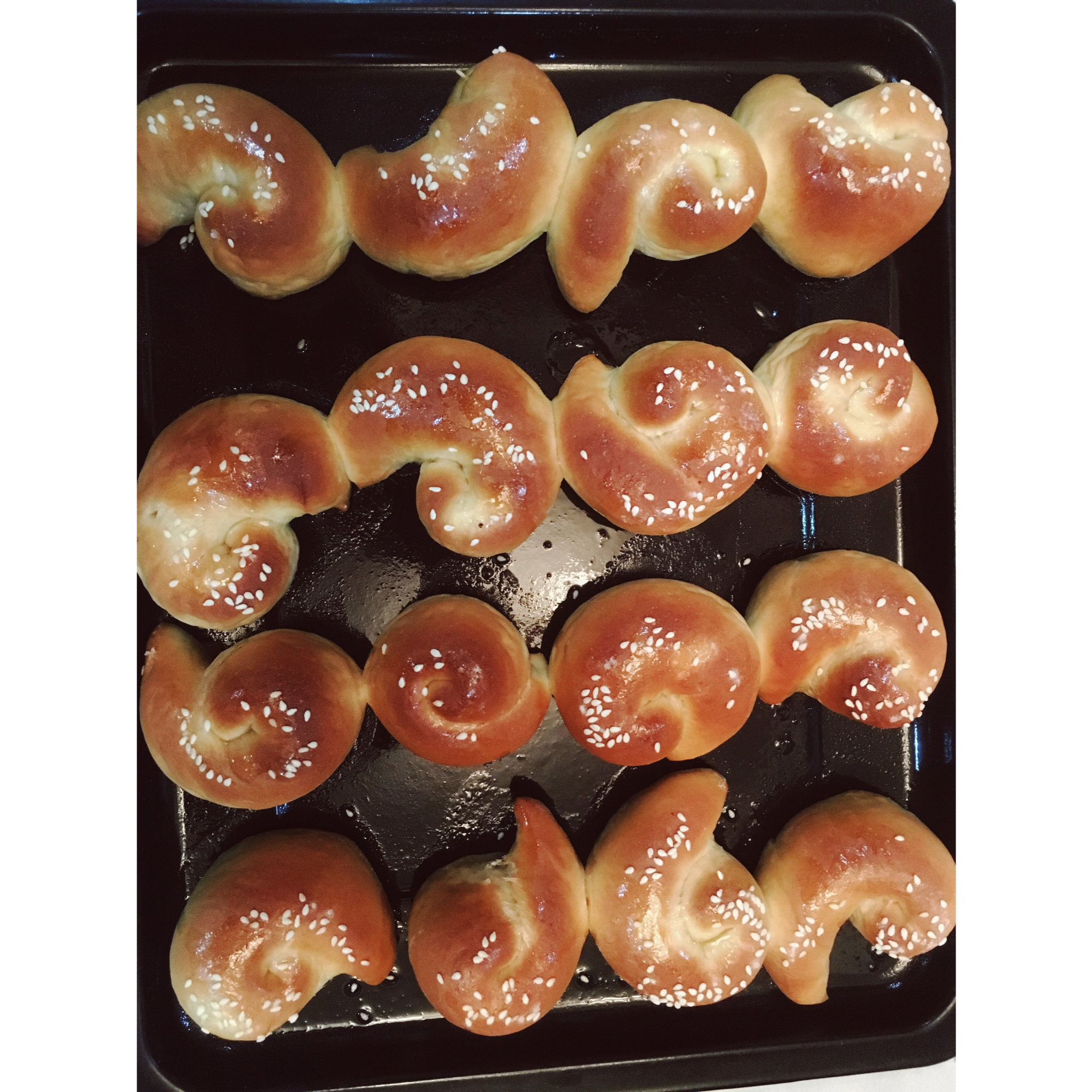 脆底蜂蜜小面包