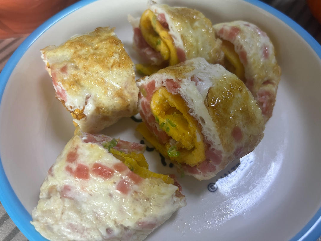 高颜值早餐鸡蛋卷❗️❗️双色鸡蛋卷