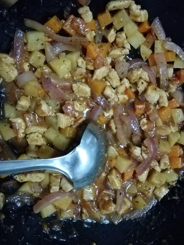 番茄鸡肉浓情焗饭【两人份】