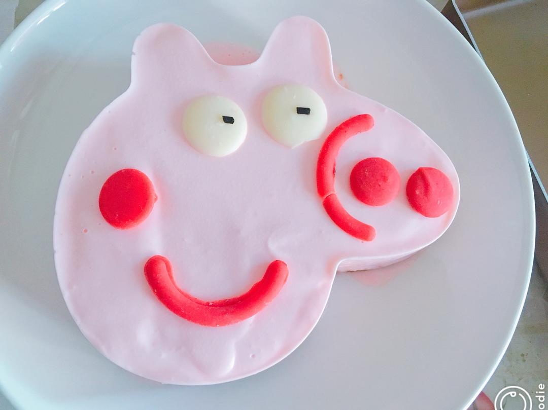 Peppa 🐷 小猪佩奇酸奶慕斯 小朋友都爱的卡通造型蛋糕