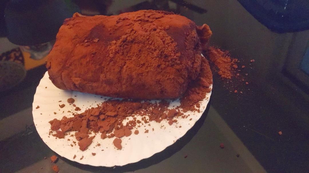 网红食谱│抹茶毛巾卷
