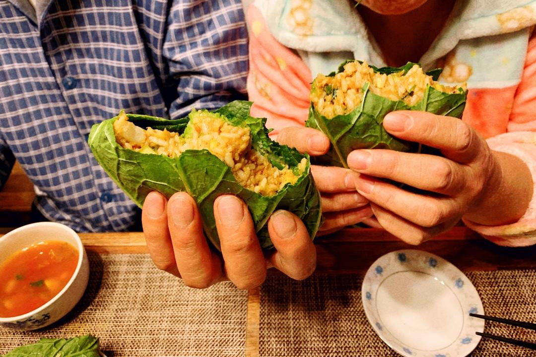 好吃的东北拌饭(饭包)