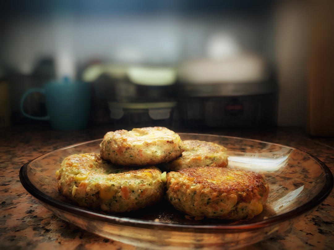 减肥餐低脂鸡胸肉饼