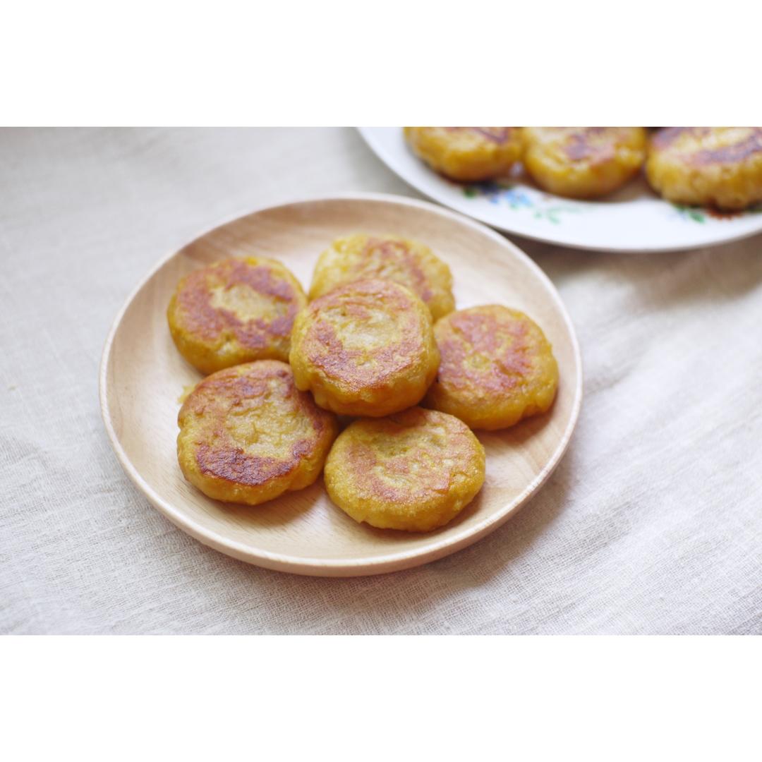 妈妈教炸的红薯丸子