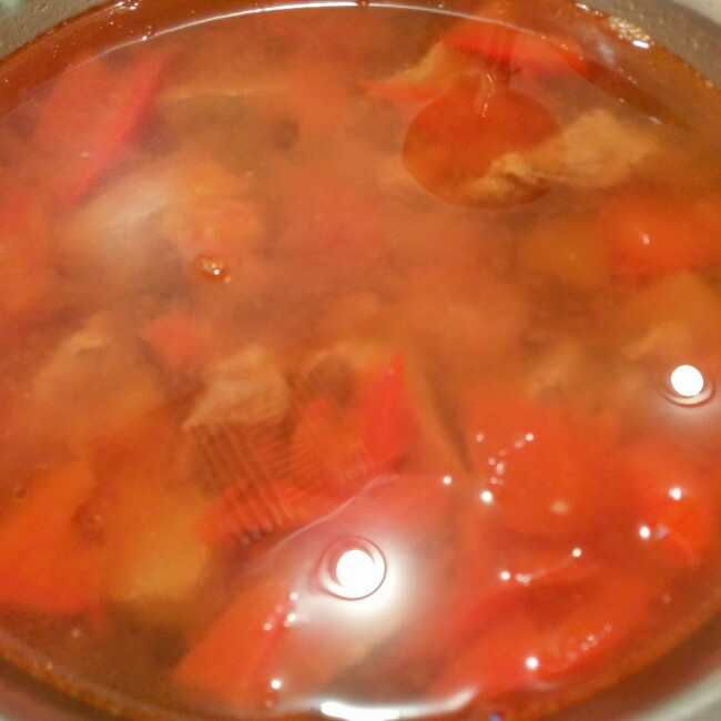西红柿牛肉汤