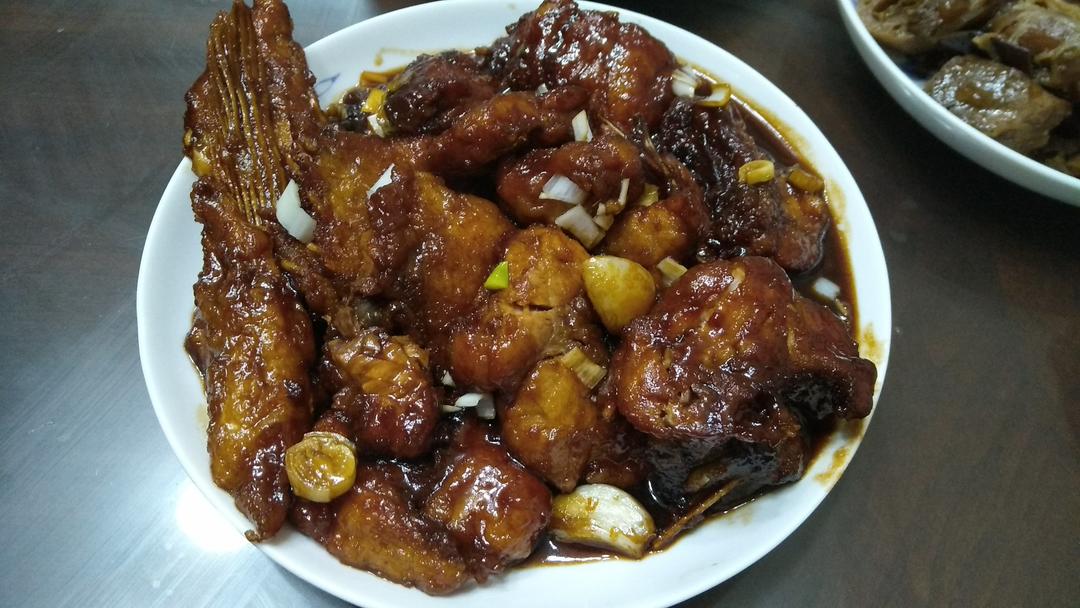 红烧鱼块
