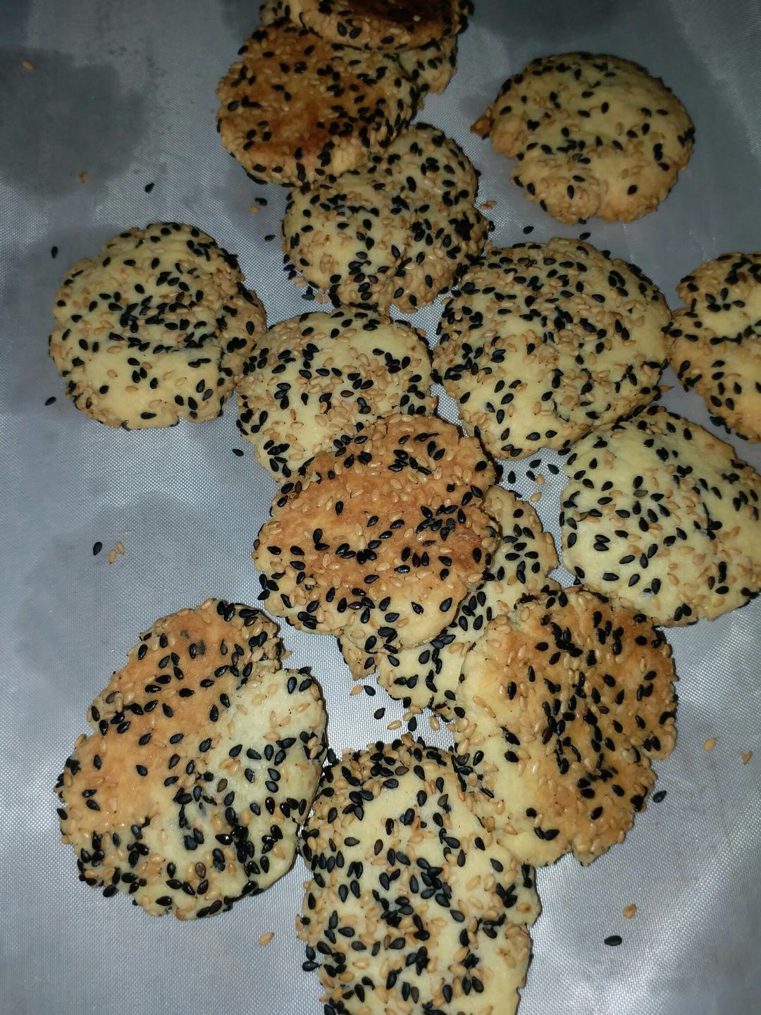 蛋黄芝麻酥，补钙小零嘴