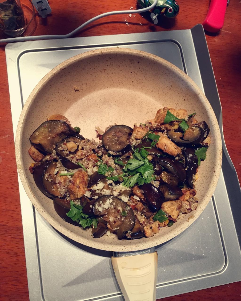 【健康三餐】鹰嘴豆鸡胸茄子饭