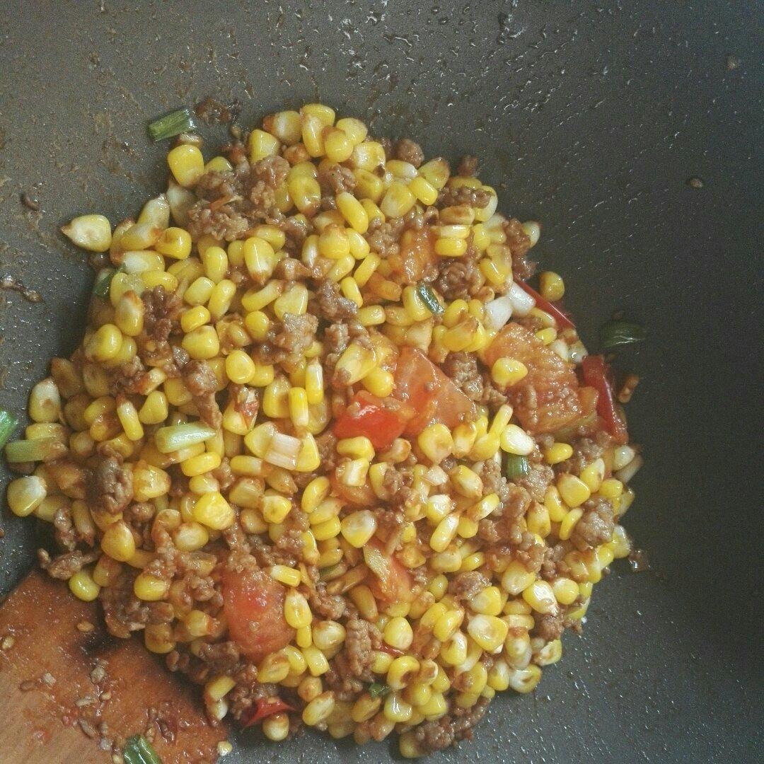 玉米炒肉末【超级下饭的快手家常菜】