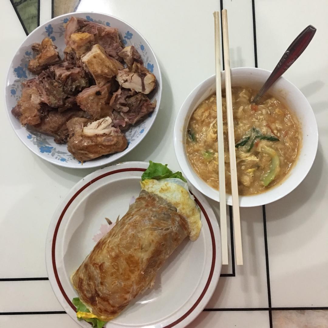 西红柿鸡蛋疙瘩汤