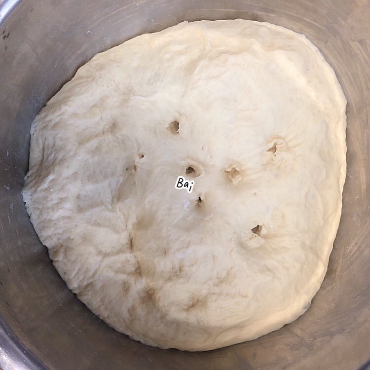 熟蛋黄肉松面包（烫种法）的做法 步骤7