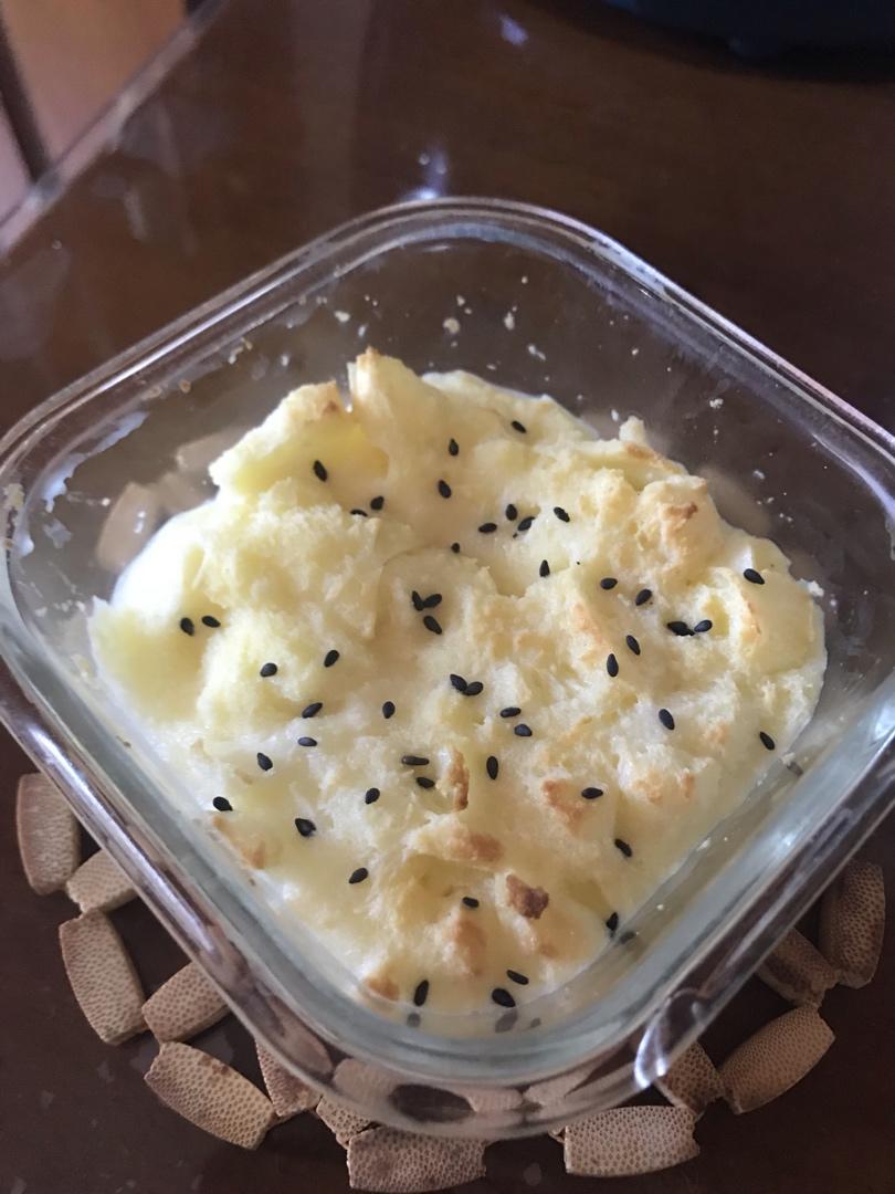 馒头蛋奶布丁