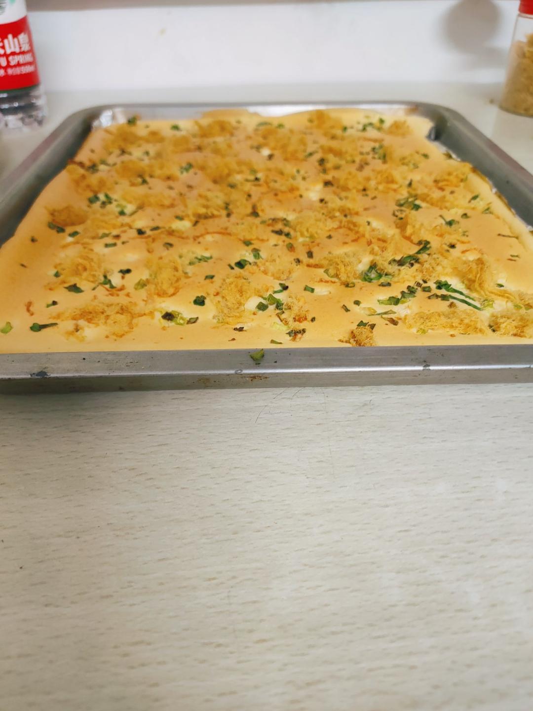 香葱肉松蛋糕卷