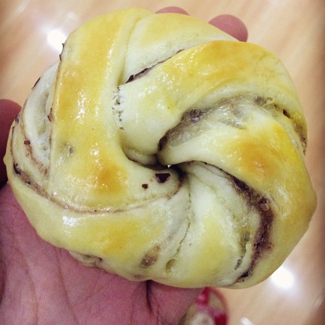 豆沙卷面包