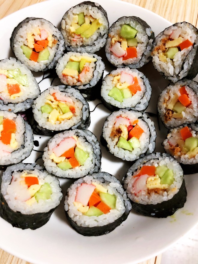 超简单的日本寿司太卷的做法步骤图 糖心麻麻酱 下厨房 超简单的日本寿司太卷的做法步骤图 糖心麻麻酱 下厨房