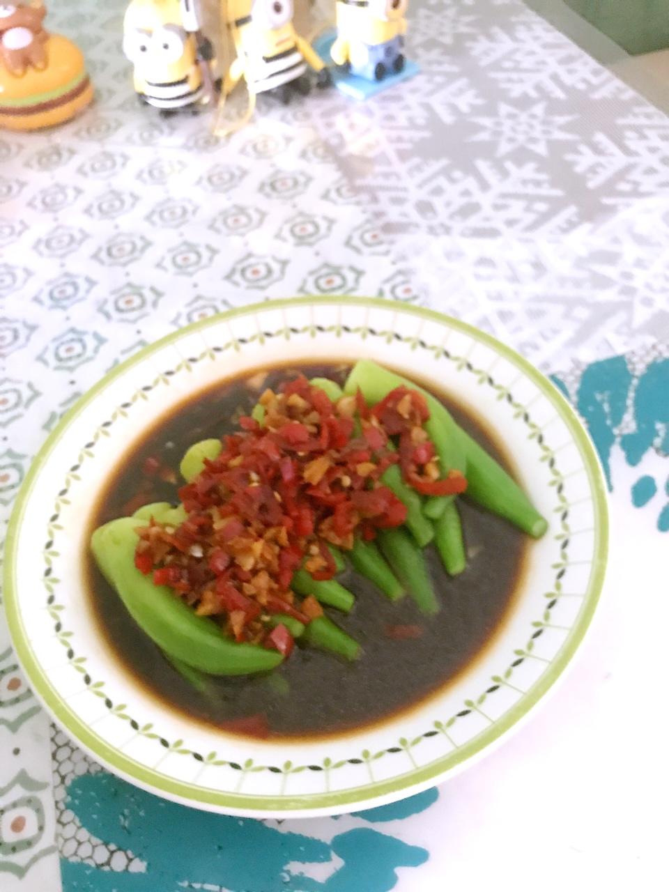 蒜蓉秋葵