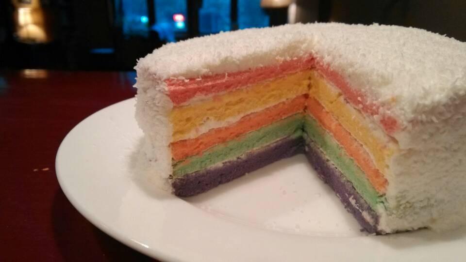 彩虹雪戚风蛋糕的做法