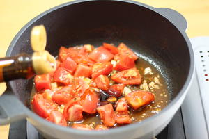 减脂素菜--番茄豆腐的做法 步骤4