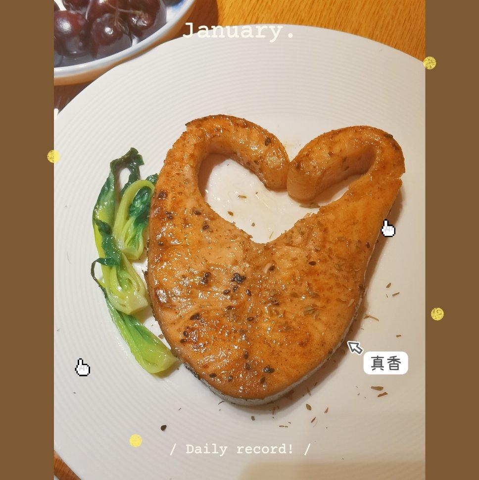 煎三文鱼