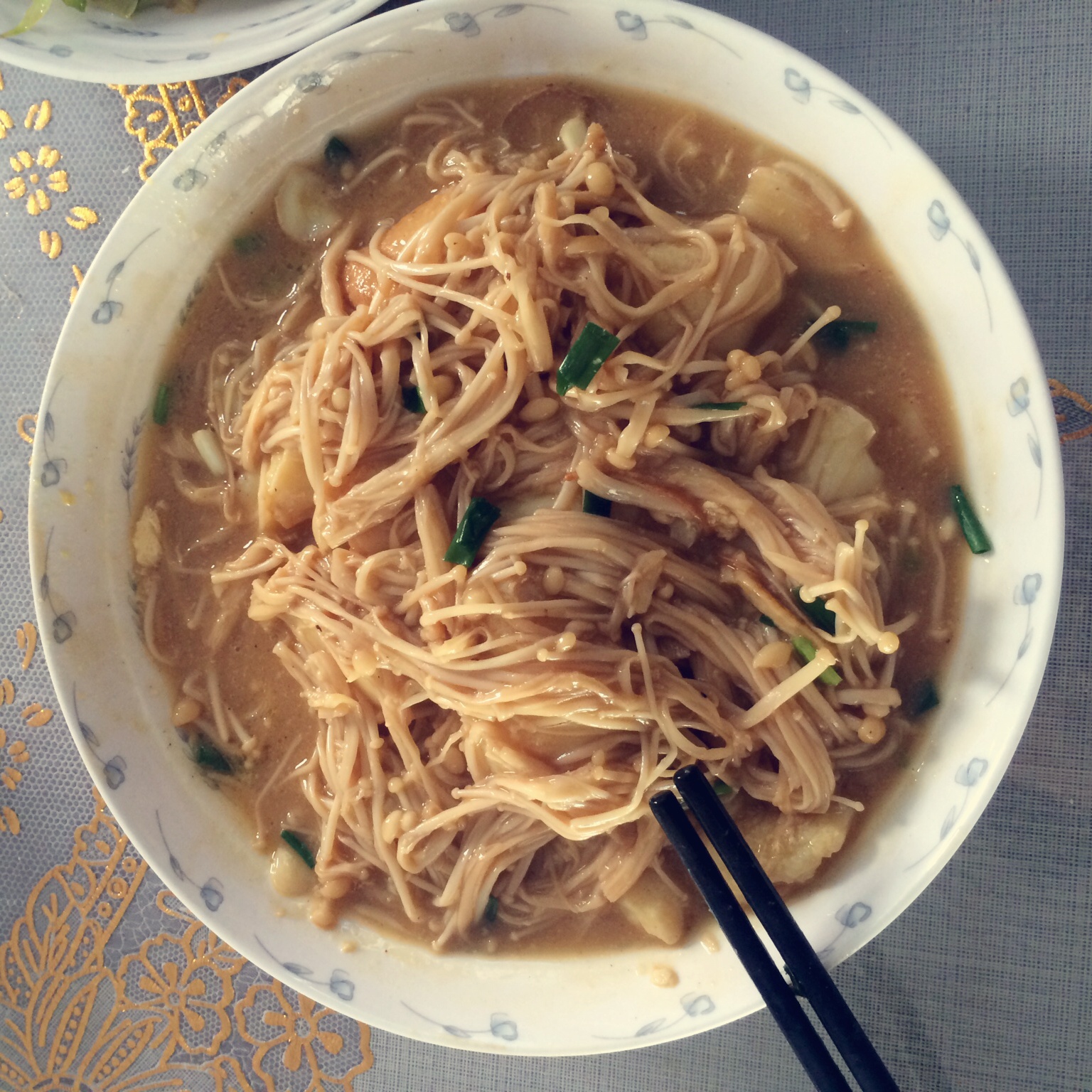 超级下饭菜--金针菇日本豆腐