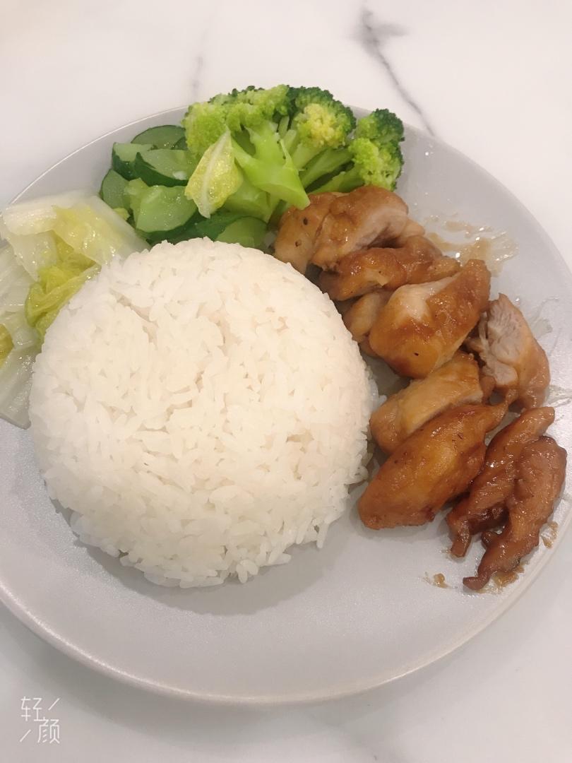 照烧鸡腿饭